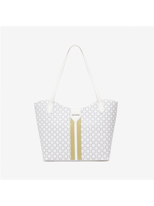 borsa tote da donna in materiale tecnico bianca NERO GIARDINI | E543930D707